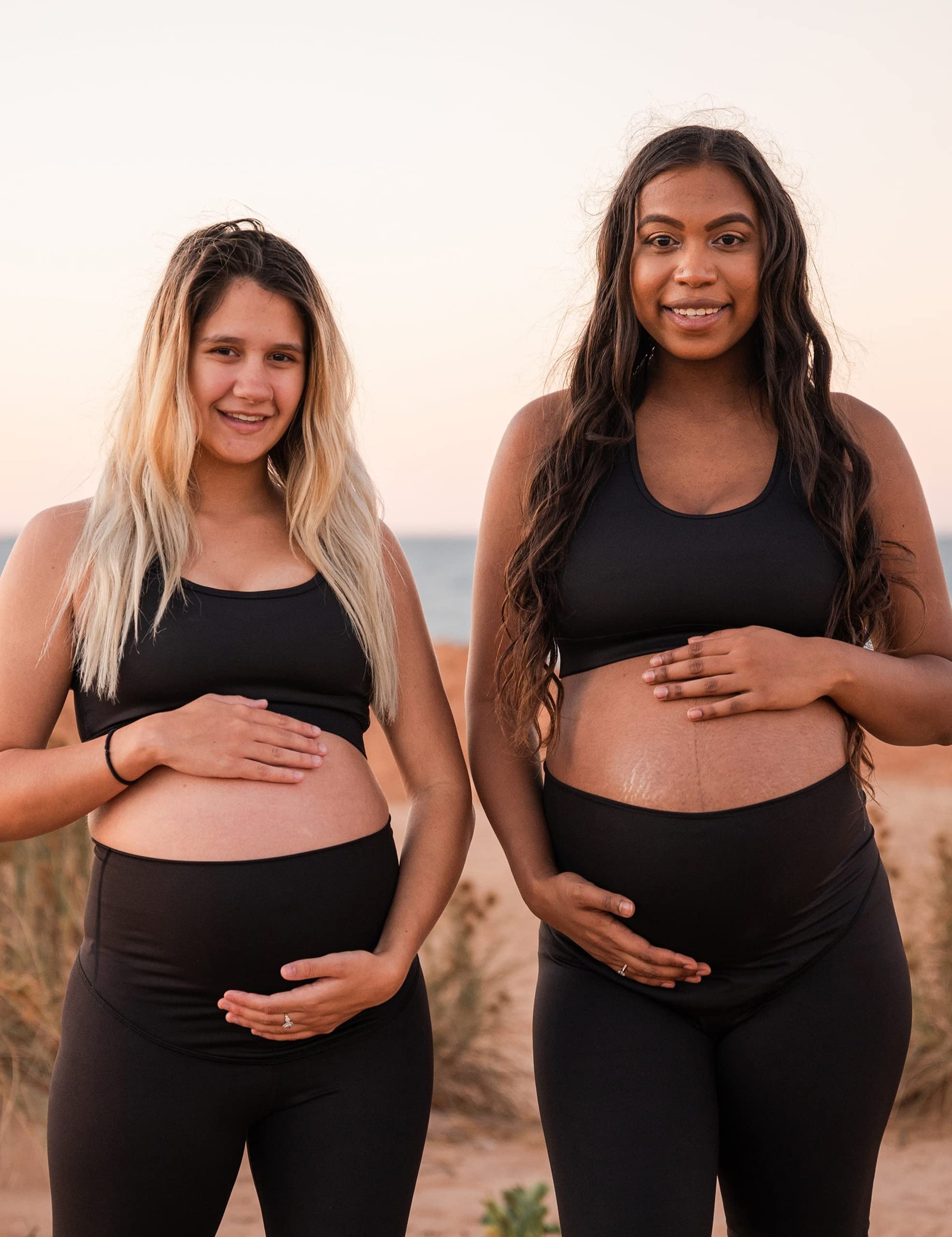 BONVIGOR Women's Maternity Leggings - Over The Belly Bump Pregnancy Yoga Pants for Workout, Running & Active Wear - Soft Full Length Stretchy Workout Leggings - Perfect for Yoga, Gym, and Everyday Comfort