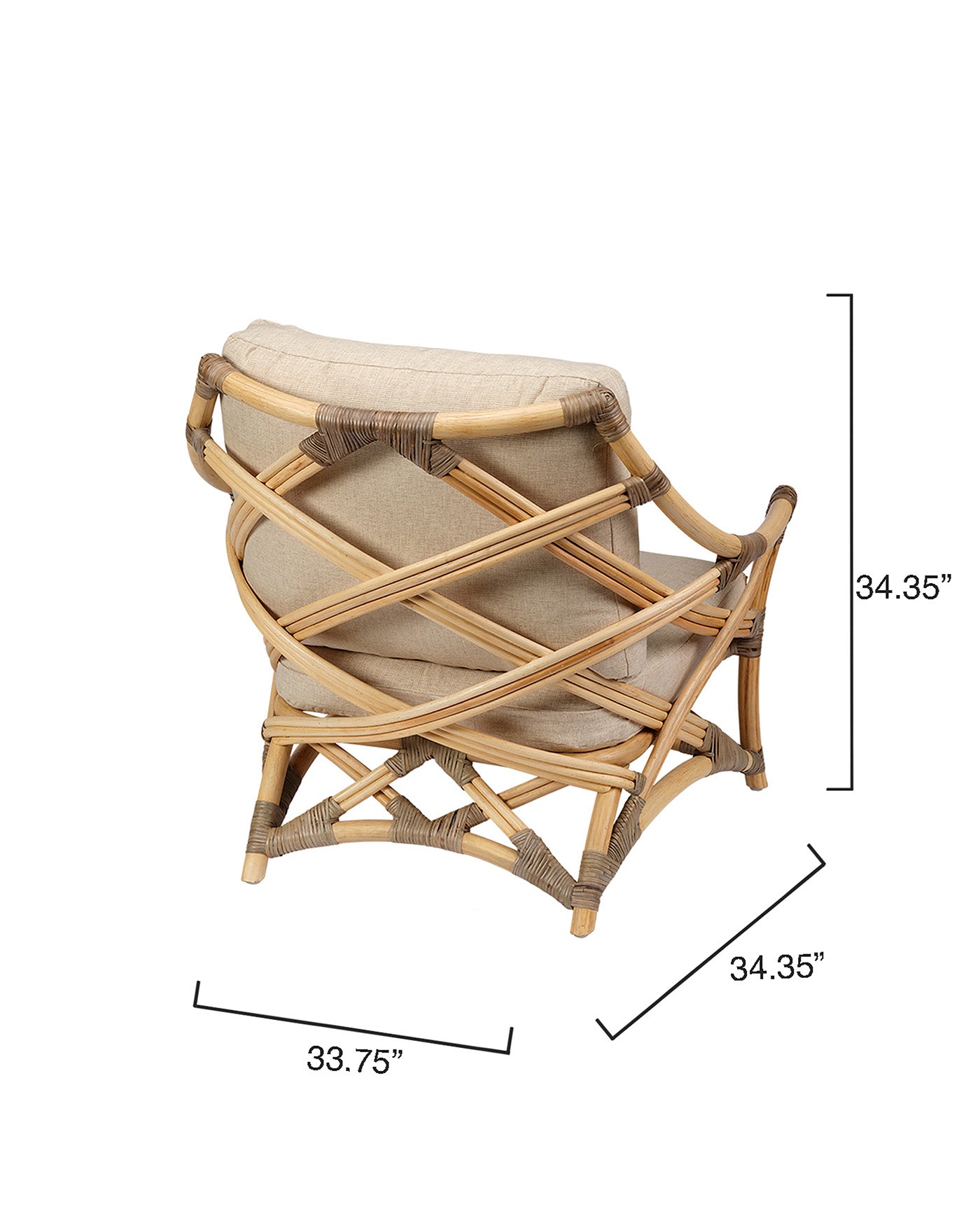 Dune Lounge Chair - Modern Outdoor Patio Furniture for Relaxing in Backyard, Poolside, or Beach | Comfortable & Stylish Design