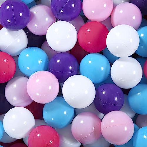 Purple/Pink/Rose Pink/Sea Blue/White