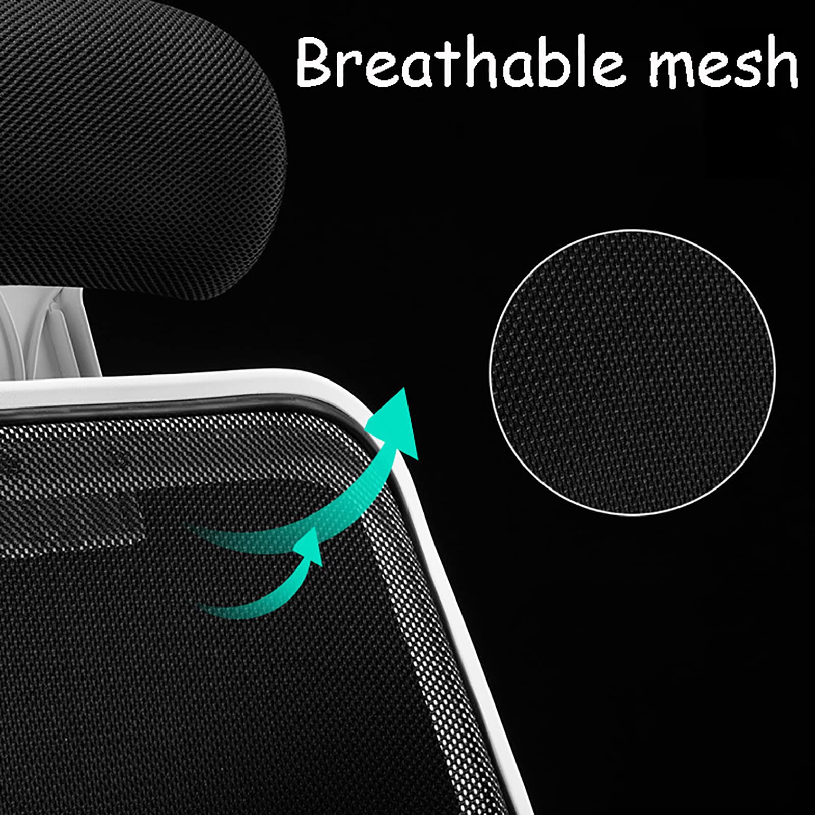 Ergonomic Gaming Chair with Adjustable Height, 360° Swivel, Headrest & Lumbar Support - Comfortable Computer Office Chair for PC Gamers and Remote Workers