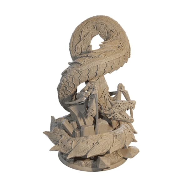 Epic Dragon Miniature Figurine - Highly Detailed Collectible for D&D, Tabletop RPG & Fantasy Decor | Perfect for Gaming, Display & Gift Giving