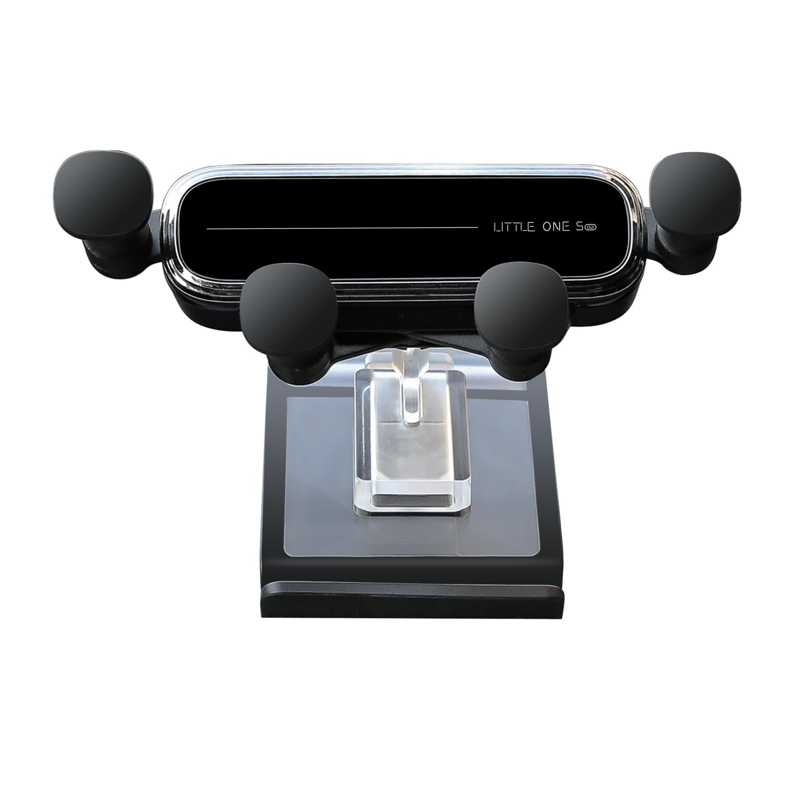 Tesla Phone Holder for Model 3 & Y - Gravity Black Foldable Car Mount Accessories (2019-2024) | Perfect for Navigation & Hands-Free Calling While Driving