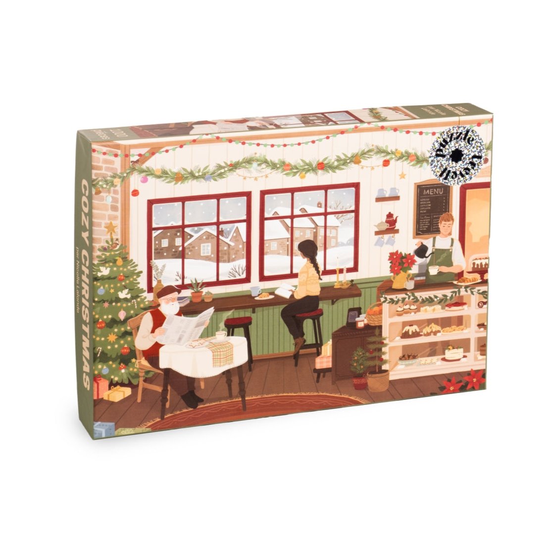 1000 Piece Christmas Jigsaw Puzzle for Adults - Festive Holiday Family Activity & Cozy Winter Night Entertainment