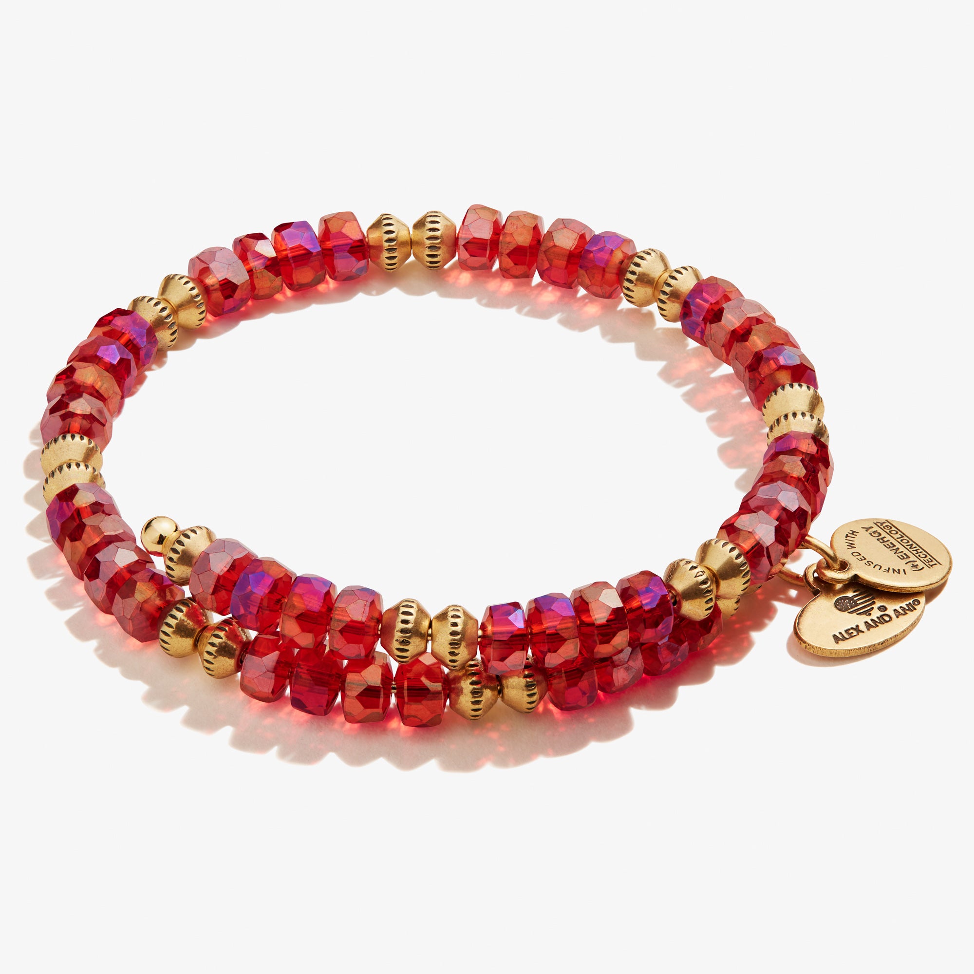 Dazzle Wrap Bracelet with Genuine Ruby Stones - Elegant Adjustable Jewelry for Women | Perfect for Parties, Weddings & Everyday Wear