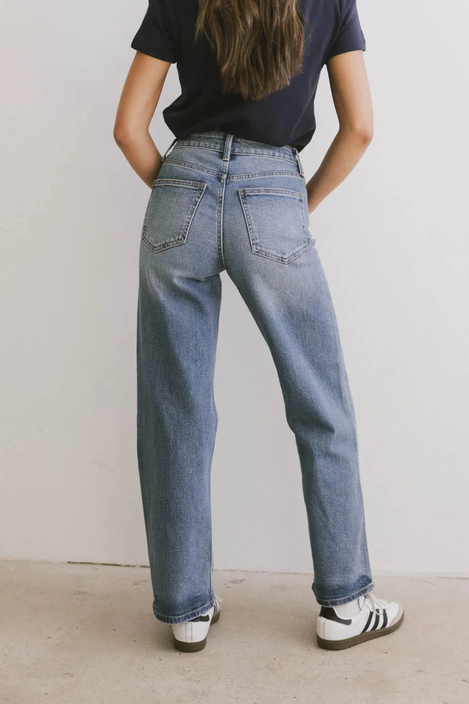 Ascott Straight Leg Jeans for Women - High Waist Stretch Denim Pants (Final Sale) | Perfect for Casual Wear, Office & Weekend Outfits