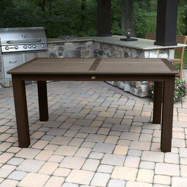 Outdoor Rectangular Counter Height Dining Table - Weather-Resistant Patio Furniture for Backyard, Deck, and Garden Dining - Perfect for Entertaining Guests