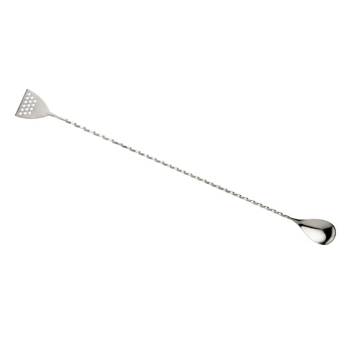 Barfly by Mercer M37072 Professional Bar Spoon with Strainer End - 15 3/4 Inch Cocktail Mixing Tool for Bartenders & Home Bars | Perfect for Crafting Cocktails, Mixing Drinks & Garnishing