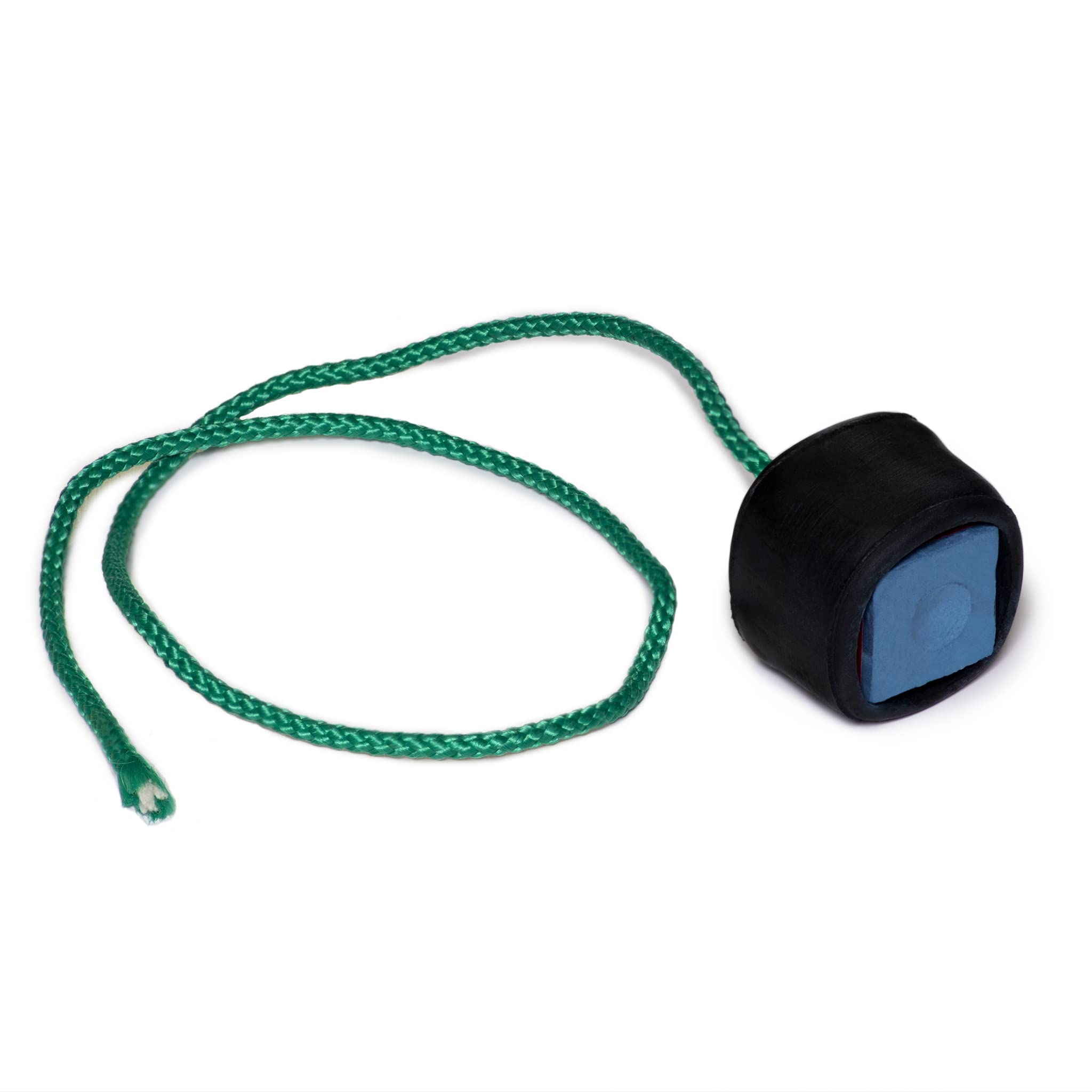 Premium Rubber Covered Metal Grip Pool Cue Chalk Holder - Includes Master Chalk & Cord (4-Pack) - Perfect for Billiards, Snooker & Home Game Rooms