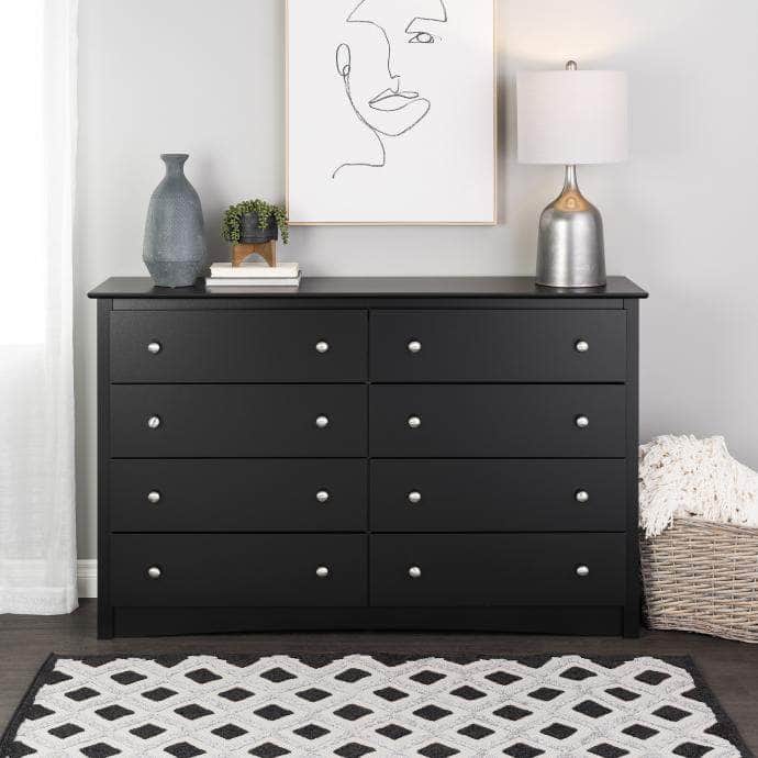 Sonoma 8 Drawer Dresser - 5 Color Options for Bedroom, Nursery & Closet Organization | Solid Wood Storage Cabinet with Smooth Gliding Drawers