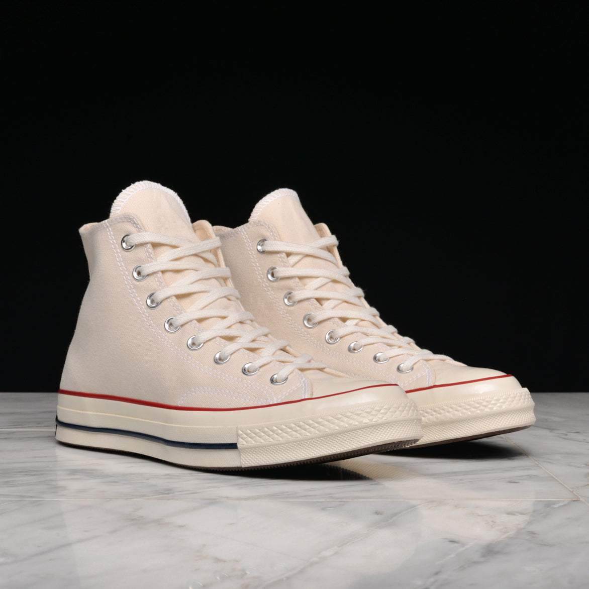 Chuck 70 High Top Sneakers in Parchment - Classic Canvas Shoes for Men & Women | Perfect for Casual Wear, Street Style & Skateboarding