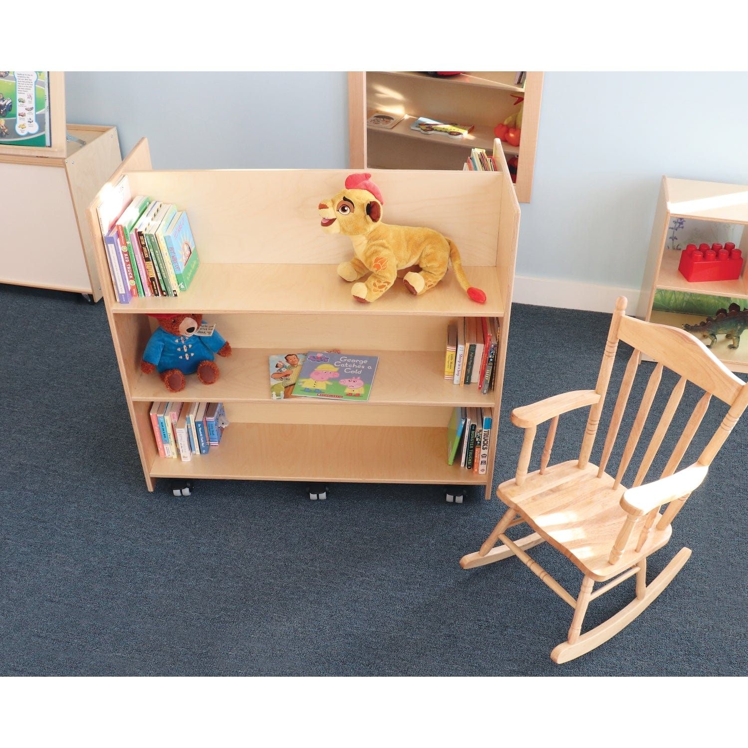 Dual-Sided Book Holder for Reading & Storage - Perfect for Home, Office, and Library Organization