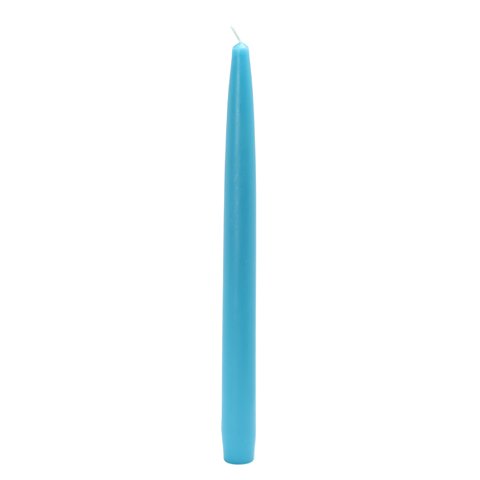 Jeco 10 Inch Turquoise Taper Candles - Bulk Pack of 144 Candles for Weddings, Parties & Home Decor | Premium Long-Lasting Drip-Free Candles