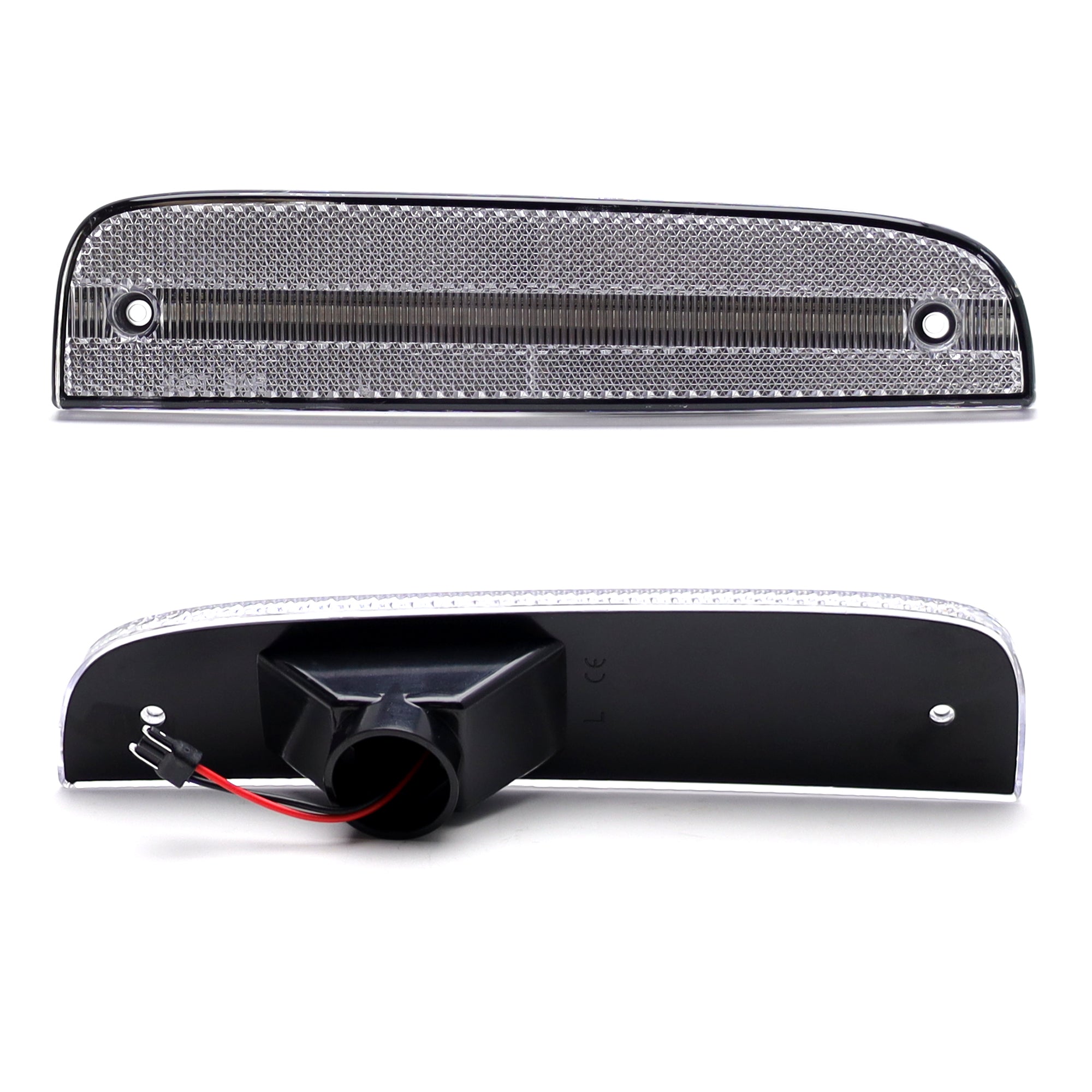 Amber LED Front Side Marker Lights for Jeep Cherokee 1997-2001 - Clear Lens, Durable & Bright - Perfect for Off-Roading, Night Driving & Enhanced Visibility