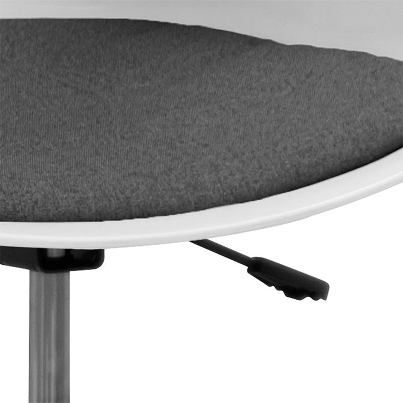 LIDAN Ergonomic Office Chair - Adjustable Height, Swivel & Rolling - White & Black - Perfect for Home Office, Gaming & Workspace Comfort