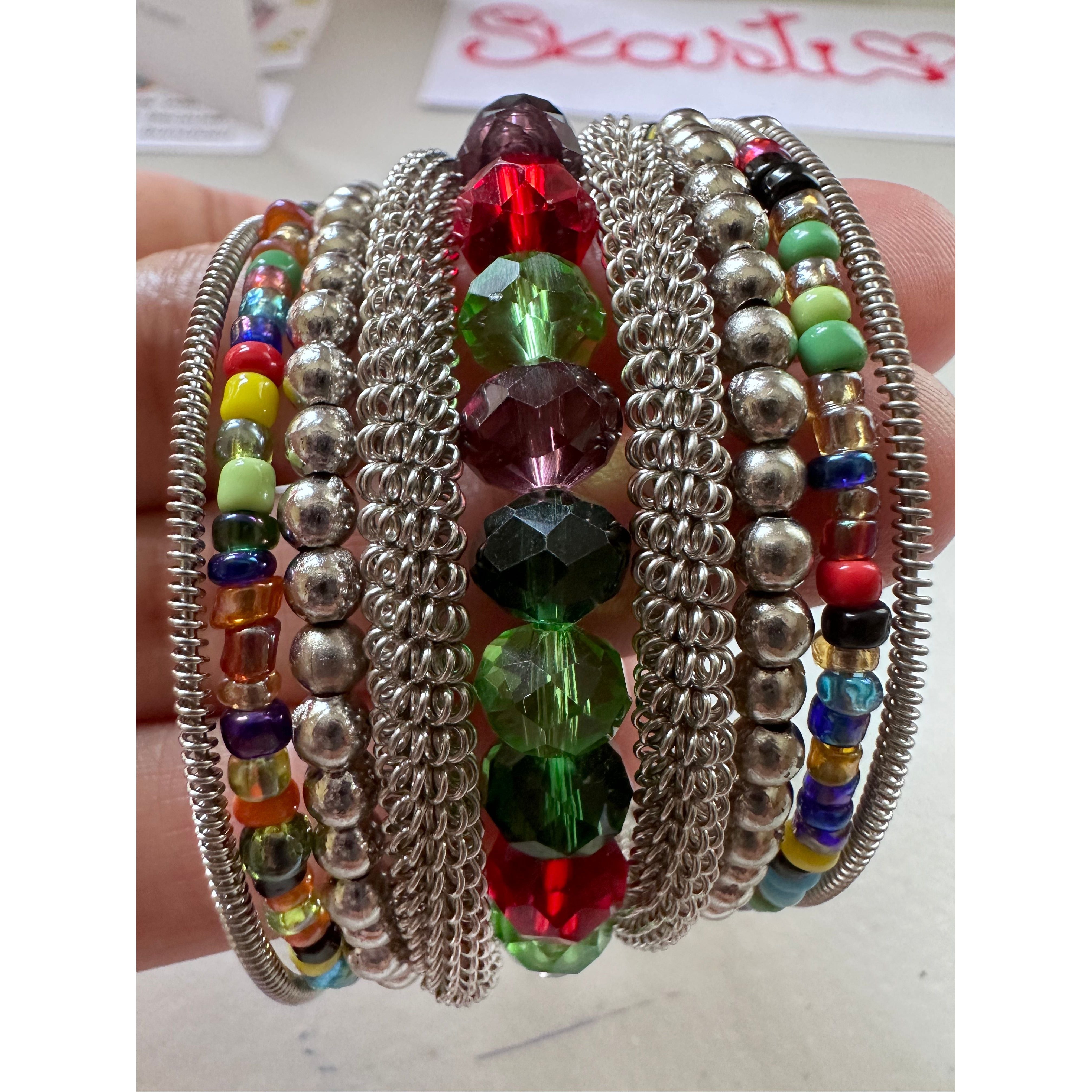 Stylish Adjustable Wrap Bracelet for Women - Boho Chic Beaded Handmade Jewelry - Perfect for Casual Wear, Layering & Gift Giving