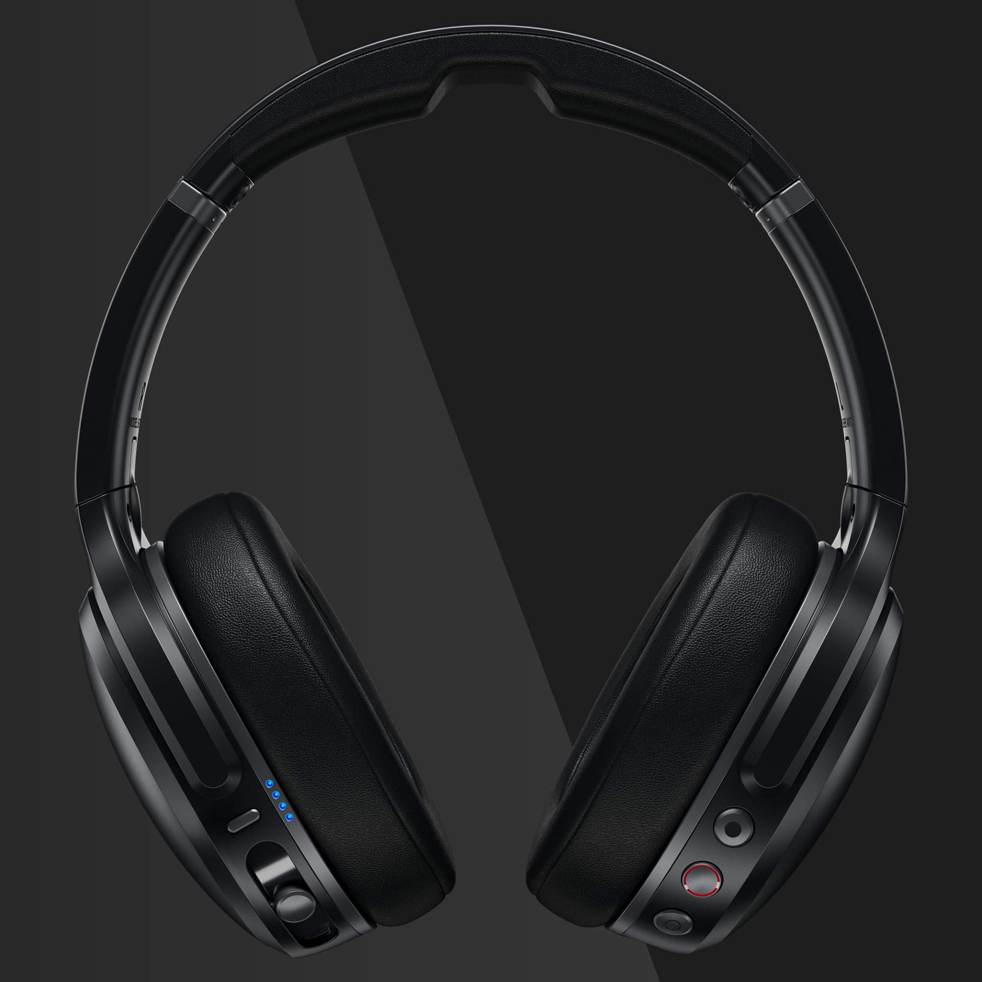 Skullcandy Crusher ANC Wireless Over-Ear Headphones with Active Noise Cancellation - Black (S6CPW-M448) | Premium Bass Sound for Music, Gaming & Travel