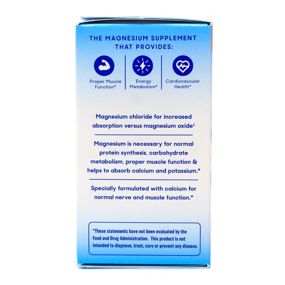 Slow Mag Magnesium Chloride 60 Tablets - Supports Muscle & Nerve Function - Ideal for Athletes & Active Lifestyles
