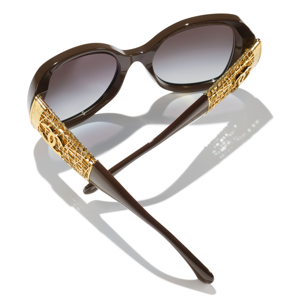 Original Chanel 5531 Sunglasses - Luxury Designer Shades for Women - UV Protection & Stylish Fashion Accessory - Perfect for Beach, Driving & Outdoor Activities
