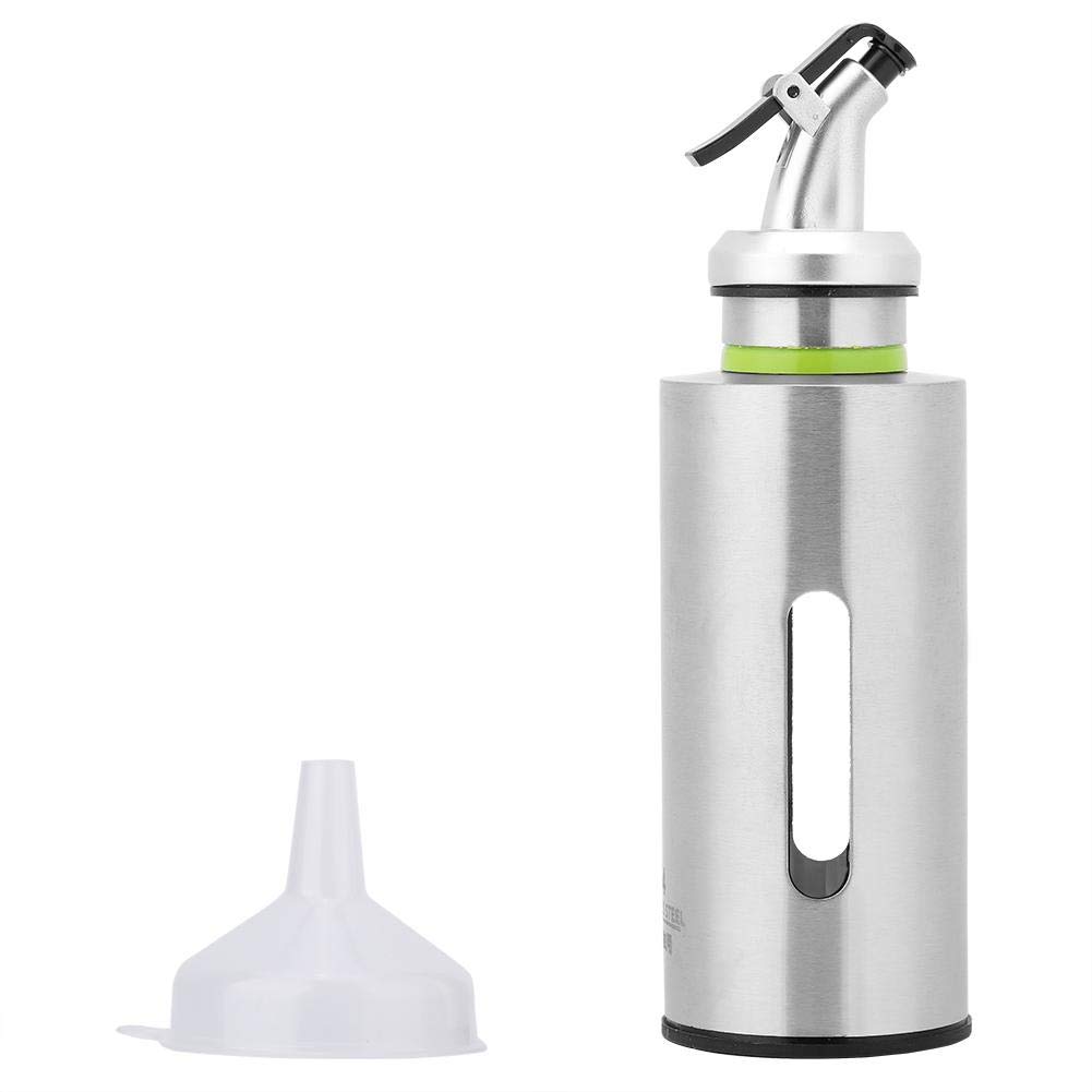 Premium Stainless Steel Oil & Vinegar Dispenser - 150ML Leak-Proof Kitchen Bottle for Salad Dressing, Cooking Oil - Perfect for Restaurants, Home Kitchens & Gourmet Cooking