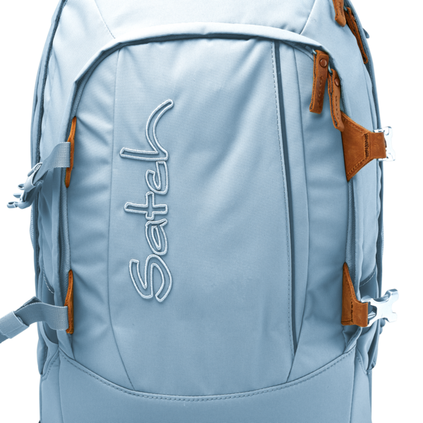 Satch Pack Nordic Ice Blue Backpack - Waterproof Travel Laptop Bag for Men & Women, Perfect for Hiking, Commuting, and Business Trips