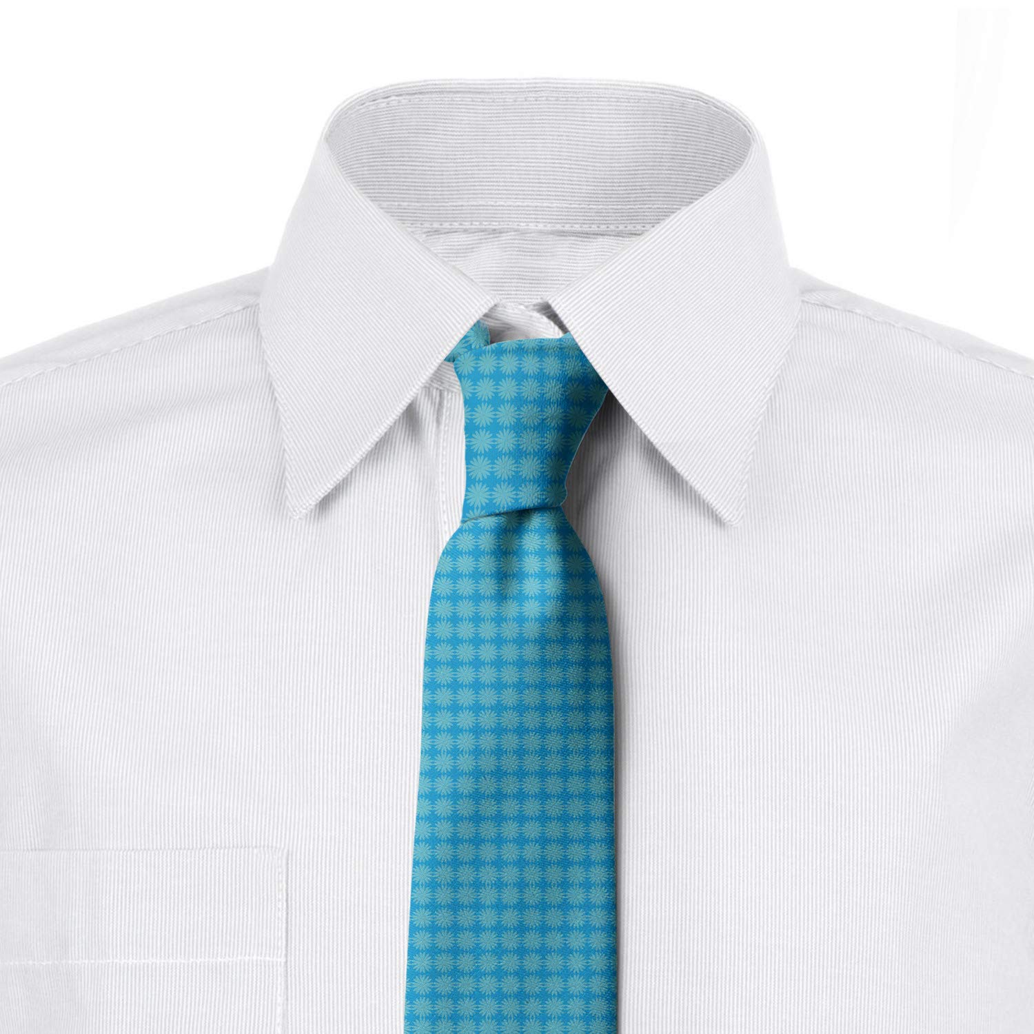 Ambesonne Men's Silk Tie - 3.7