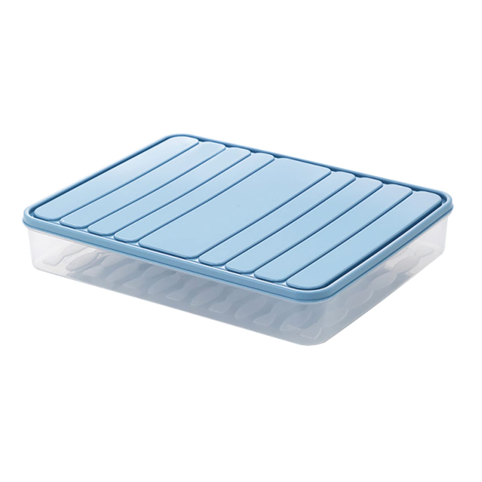 Stackable Food Storage Containers with Lids - BPA-Free PP Plastic, Airtight & Cold Resistant for Refrigerator Organization (Blue) - Perfect for Meal Prep, Leftovers & Pantry Storage