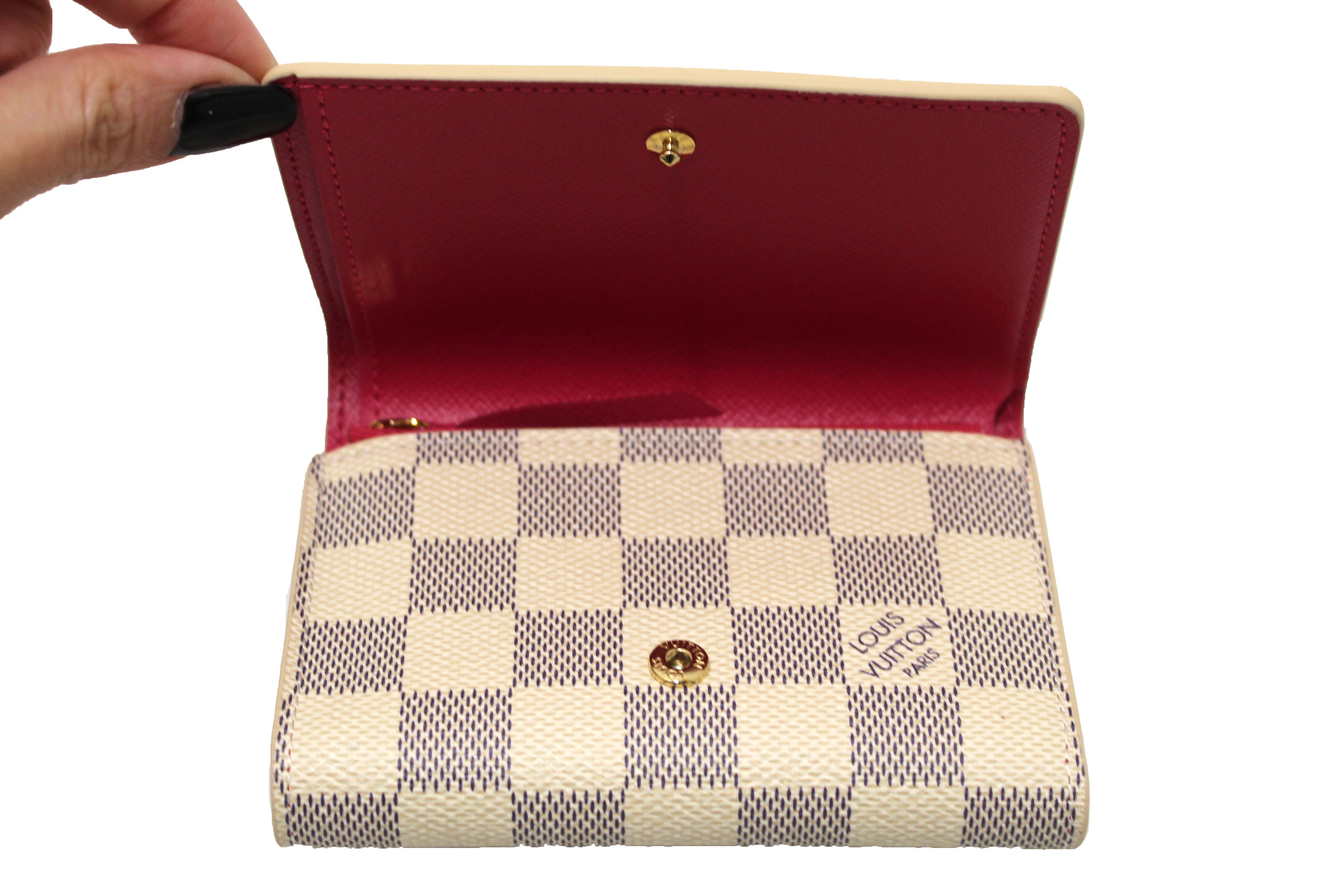 Authentic Louis Vuitton Limited Edition 2021 Christmas Animation Hollywood Damier Azur Victorine Wallet - Luxury Designer Wallet for Women, Perfect for Holiday Gifts & Special Occasions