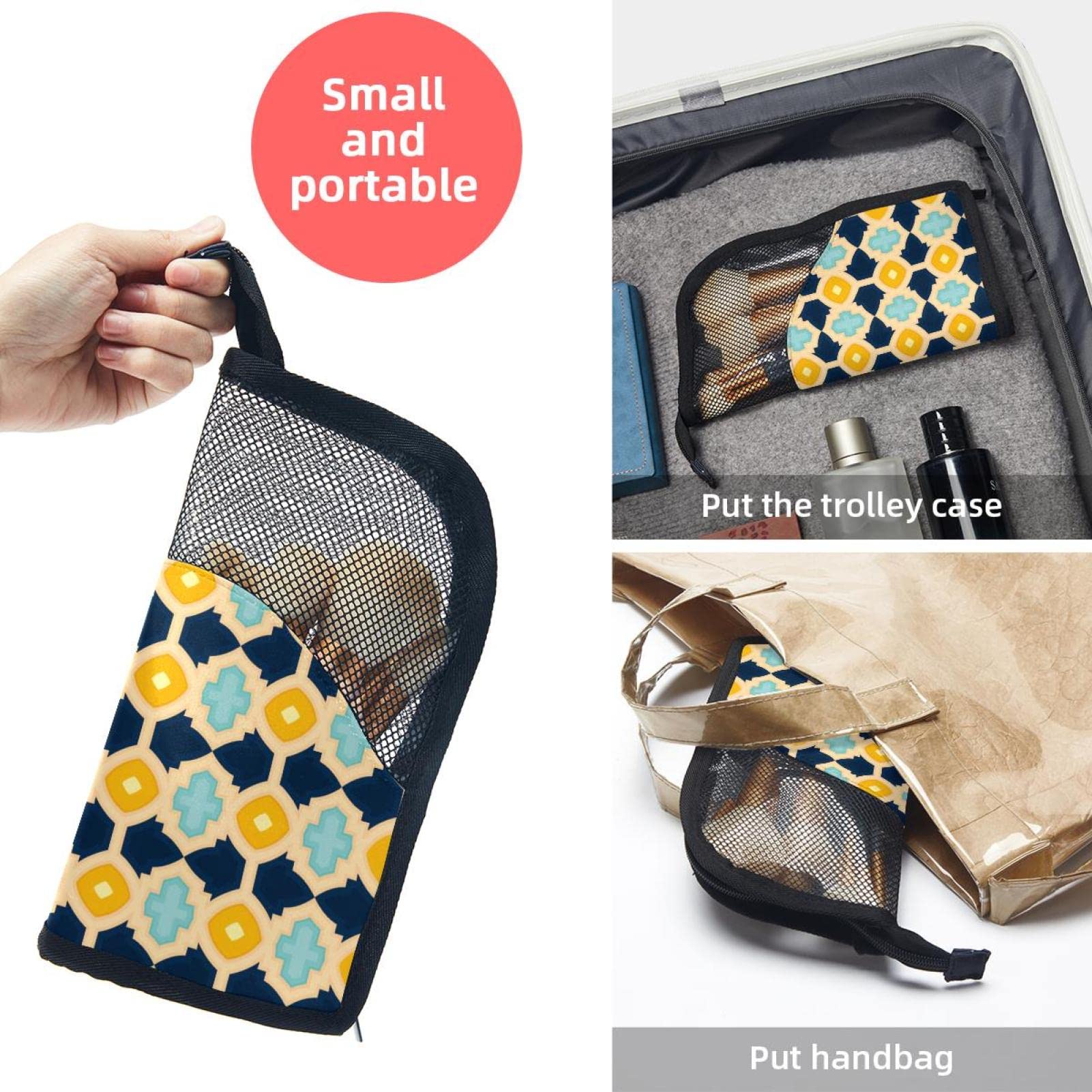 Premium 12-Piece Makeup Brush Organizer Bag with Abstract Marble Texture - Portable Travel Brush Holder Case for Professional & Home Makeup Application