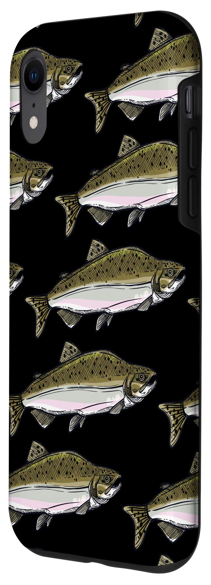 iPhone XR Case - Rainbow Trout Design Shockproof Protective Cover - Perfect for Outdoor Adventures, Travel & Daily Use
