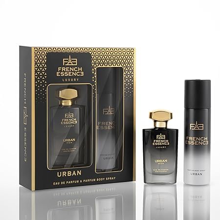 Premium Men's Deodorant Spray & Body Fragrance Set - Long Lasting Fresh Scent, 60ml Perfume + 120ml Deodorant - Luxury Gift for Him | Gym, Office & Daily Use