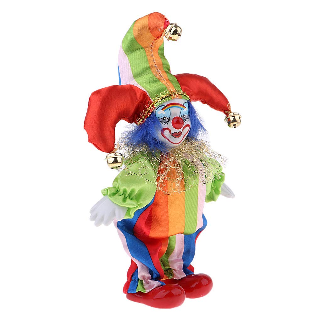 Scary Clown Doll - Halloween Decorations for Home, Table & Desk Top - Perfect for Party, Haunted House & Horror Theme Events