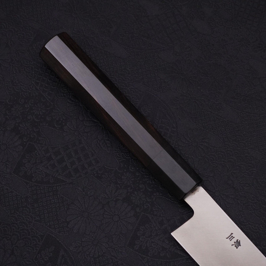Premium Yanagiba Sushi Knife 300mm - Left Handed Silver Steel #3 Kasumi with Buffalo Ebony Handle - Perfect for Sushi Chefs & Japanese Cuisine Lovers