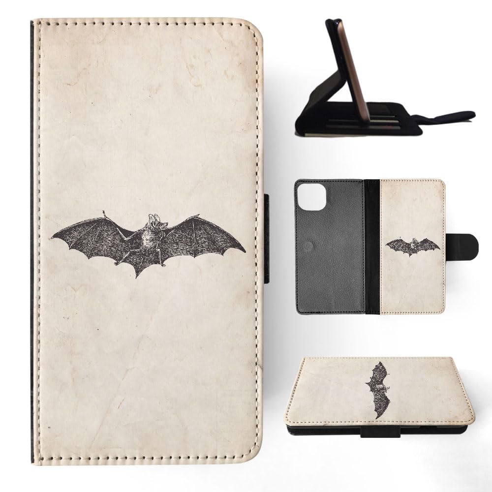 Carolina BAT FLIP Wallet Phone Case for Apple iPhone 15 Plus - Slim RFID Blocking Leather Cover with Card Slots (Perfect for Travel, Shopping & Everyday Use)