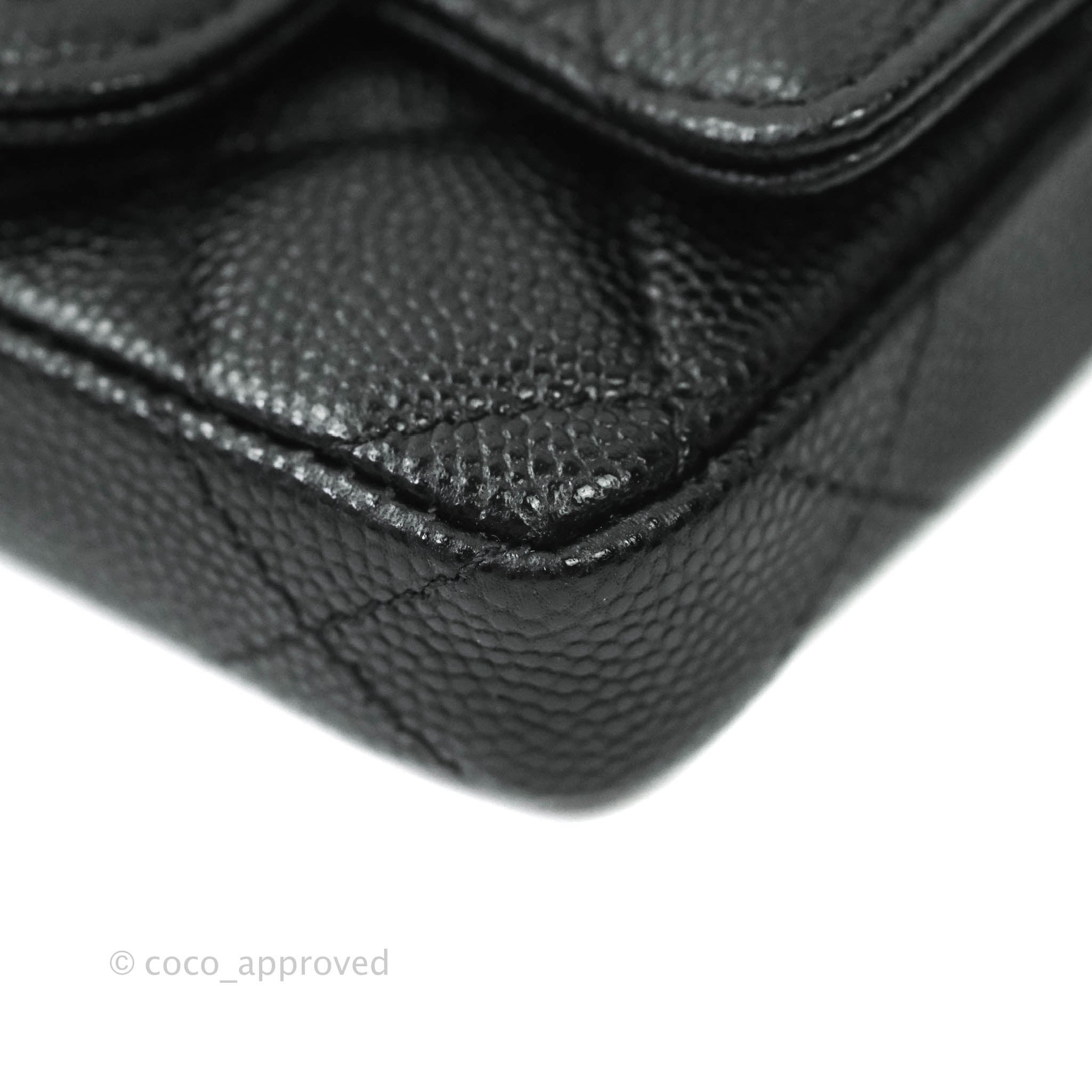 Chanel Classic Flap Belt Bag in Black Caviar Leather with Gold Hardware - Luxury Crossbody Bag for Women, Perfect for Everyday Wear & Special Occasions