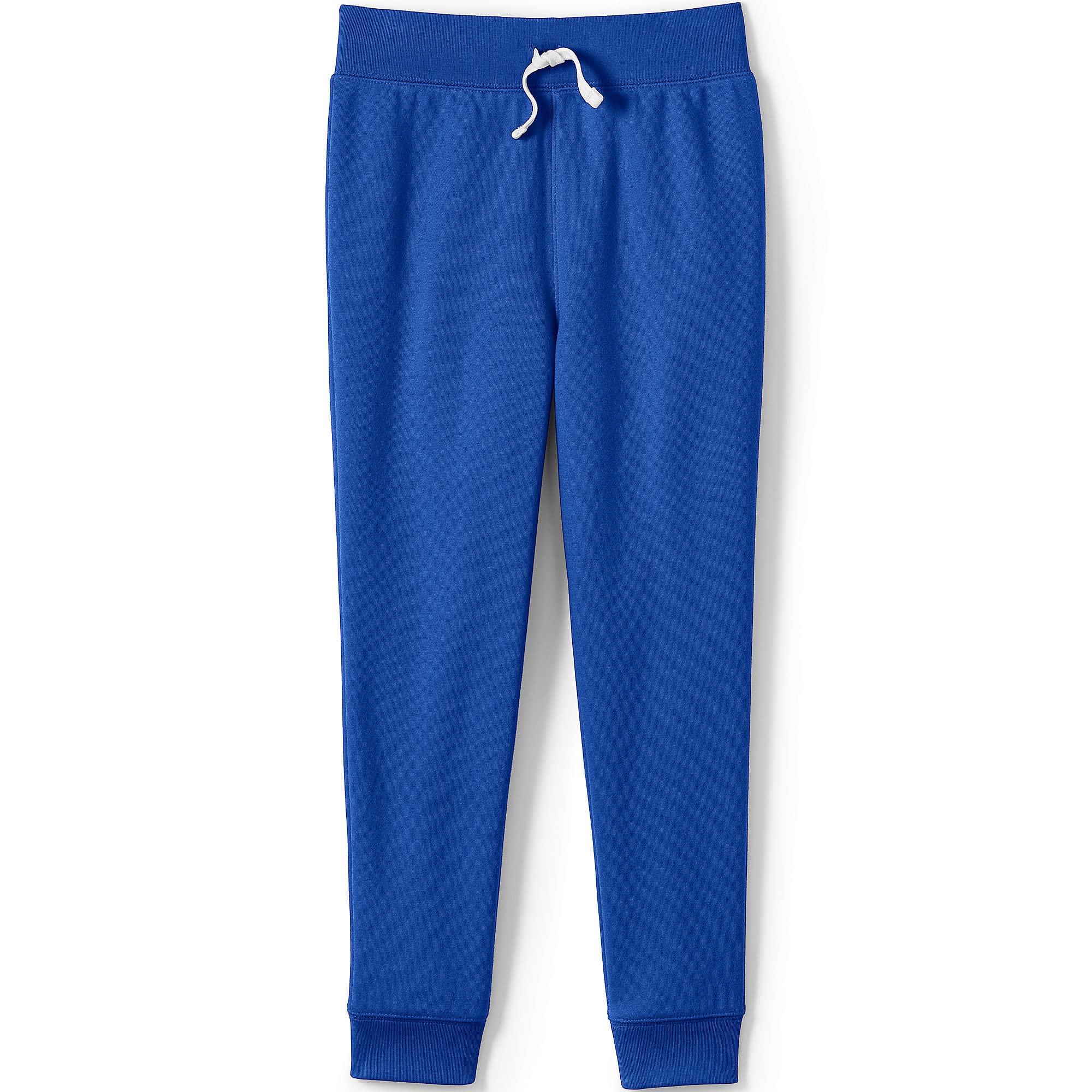 Lands' End Kids' School Uniform Jogger Sweatpants - Comfortable & Durable for School, Play & Everyday Wear