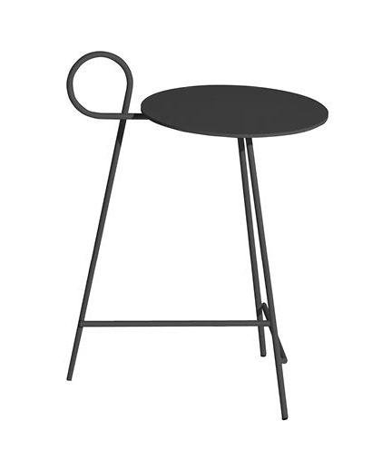 Driade Carmina Side Table - Modern End Table for Living Room, Bedroom & Office - Stylish Accent Table with Wooden Base