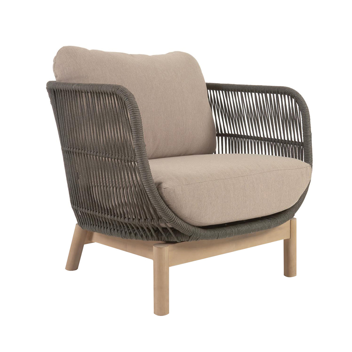 Catalina Armchair - Modern Accent Chair for Living Room, Bedroom & Office - Upholstered Lounge Chair with Wooden Legs - Perfect for Reading, Relaxing & Decorating Your Home