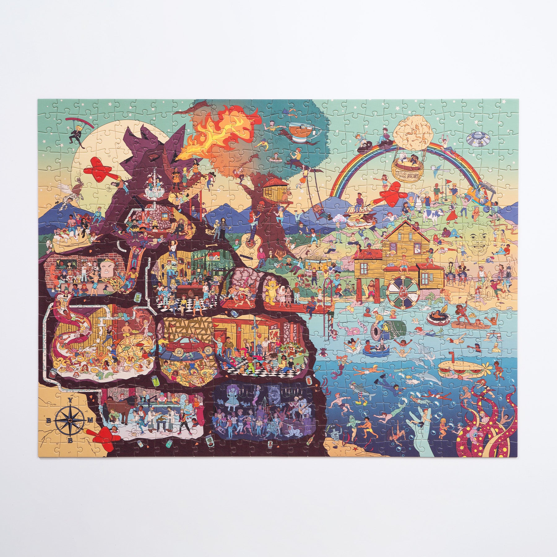 Mythical Creatures Jigsaw Puzzle - 1000 Piece Fantasy Puzzle for Adults & Teens - Perfect for Family Game Night & Relaxation