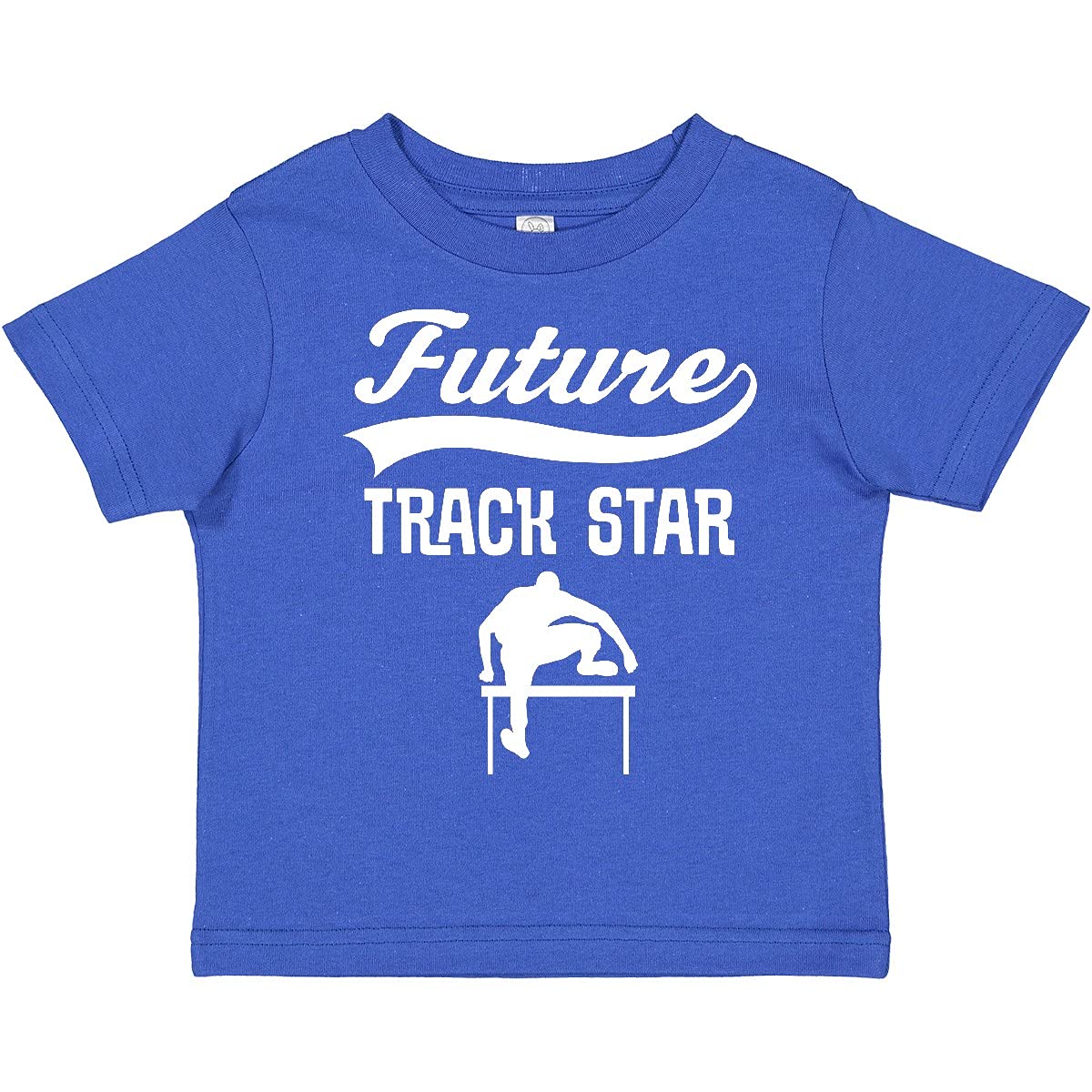 Inktastic Future Track Star Boys Sports Hurdles Toddler T-Shirt - Athletic Running & Play Outfit for Active Toddlers