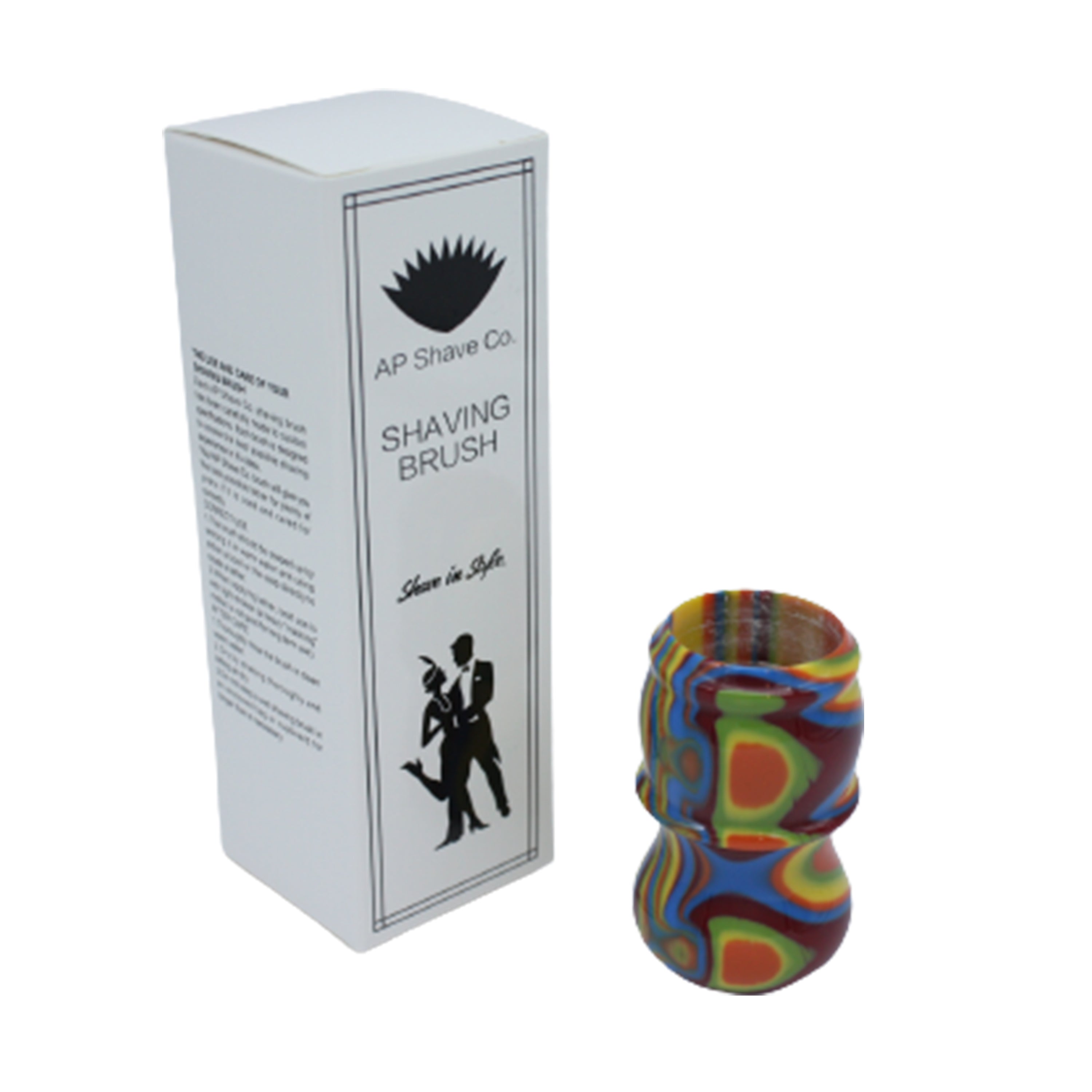 Premium Handcrafted Disco Shaving Brush Handle - Fits 24mm & 26mm Knots - Perfect for Wet Shaving & Luxury Grooming Gifts