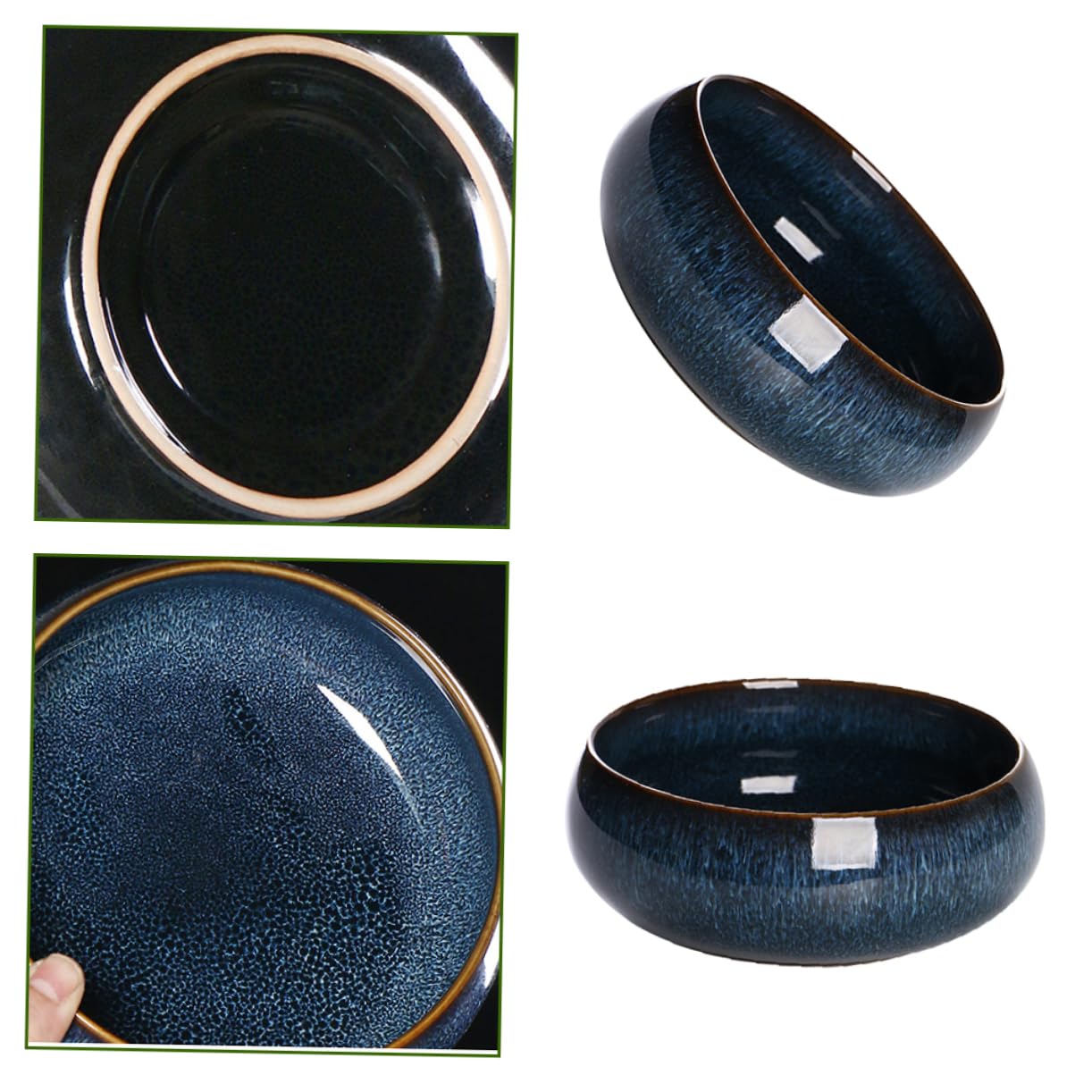 Operitacx Chinese Tea Washing Bowl - Pure Color Ceramic Tea Accessory for Gongfu Tea Ceremony | Perfect for Tea Tasting, Brewing & Traditional Chinese Tea Culture Experience