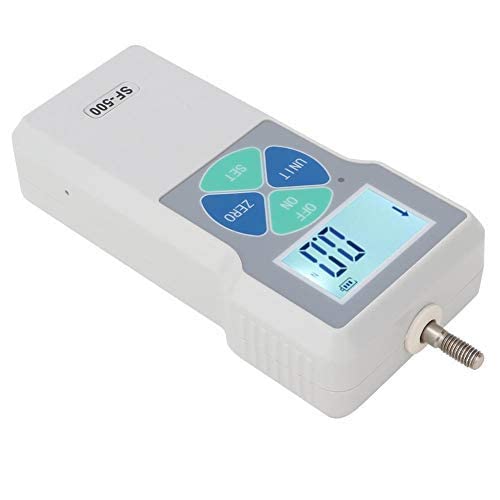 SF-500 Digital Force Gauge Kit 500N Capacity - Push Pull Tester Dynamometer with LCD Display (100-240V, US Plug) - Perfect for Material Testing, Quality Control & Industrial Applications