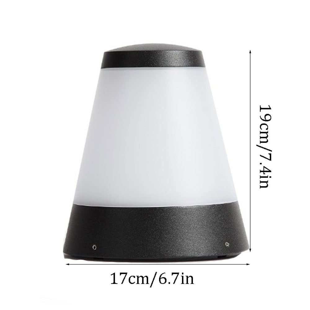 Waterproof Outdoor AC Post Lights - Solar Garden Decoration, Patio Lighting for Lawn, Park, Villa Fence & Community Street - Energy Saving Landscape Lamp for Pathways, Driveways & Backyard Decor