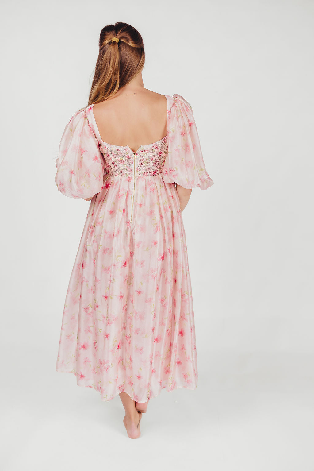 Harlow Maxi Dress in Pink - Bump Friendly Maternity Dress & Inclusive Sizing (S-3XL) for Pregnancy, Nursing, and Special Occasions