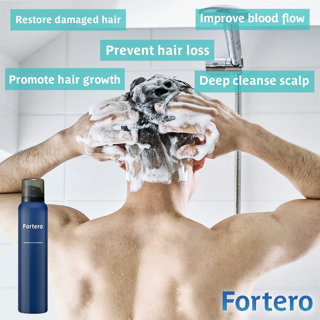 Best Hair Growth Shampoo with Carbonic Acid - Moisturizing Shampoo for Dry Hair & Scalp Care - Men's Hair Loss Treatment (2 Bottles) | For Daily Use & Thicker, Healthier Hair
