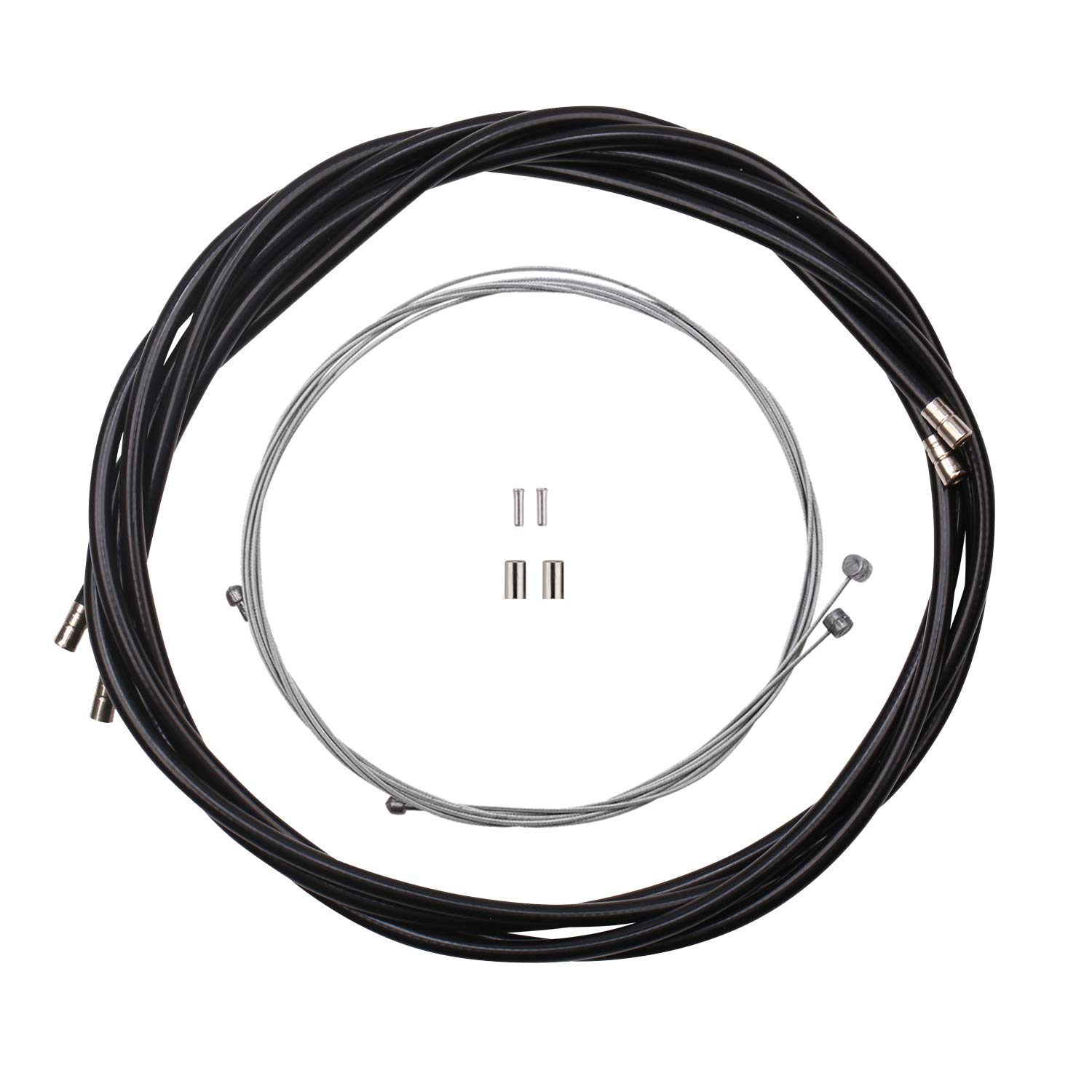Zonkie Bike Brake Cable Set - Universal Brake Cables for Mountain Bikes & Road Bikes | Durable Braking System for Cycling, Commuting & Outdoor Adventures