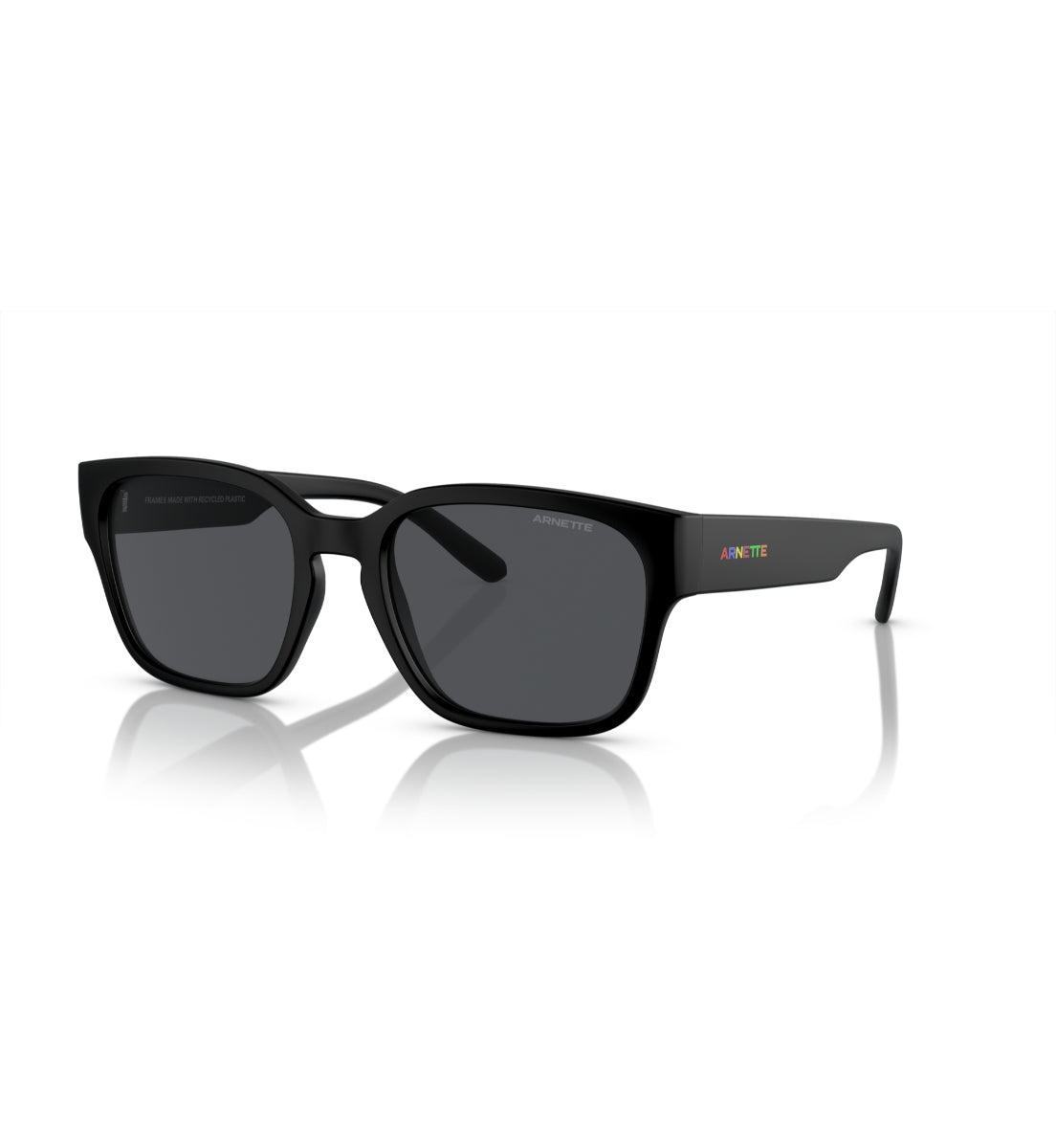 Hamie Black Matte Sunglasses for Men & Women - UV Protection Polarized Lenses - Fashionable & Durable for Outdoor Activities, Driving, Beach & Travel