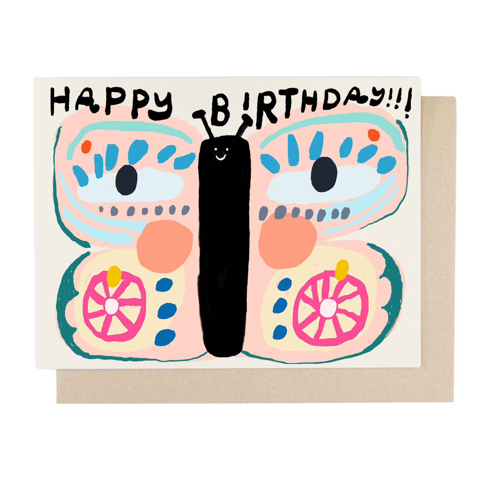 Beautiful Butterfly Birthday Card - Handmade Greeting Card for Women, Men, Kids - Perfect for Birthday Parties, Anniversaries & Special Occasions