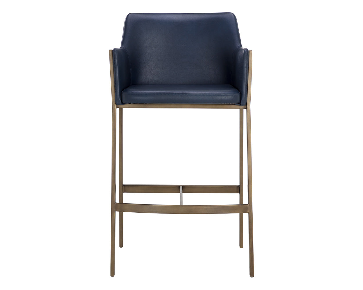 Bernadette Barstool - Modern Kitchen Counter Stool with Back Support & Swivel Base - Perfect for Breakfast Bars, Kitchen Islands & Home Decor