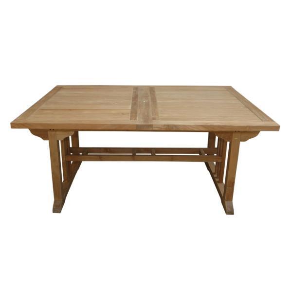 Sahara 106 Rectangular Double Extension Dining Table - Expandable for Large Gatherings & Family Meals - Perfect for Dining Rooms, Kitchens & Entertaining Spaces